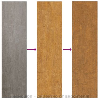 Градинска повдигната леха 280x40x80 см кортенова стомана