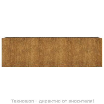 Градинска повдигната леха 280x80x80 см кортенова стомана