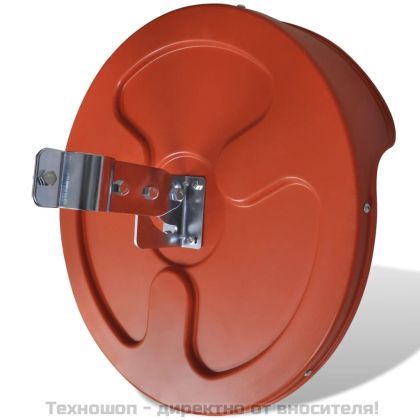 Изпъкнало пътно огледало, PC пластмаса, оранжево, 45 см, улично
