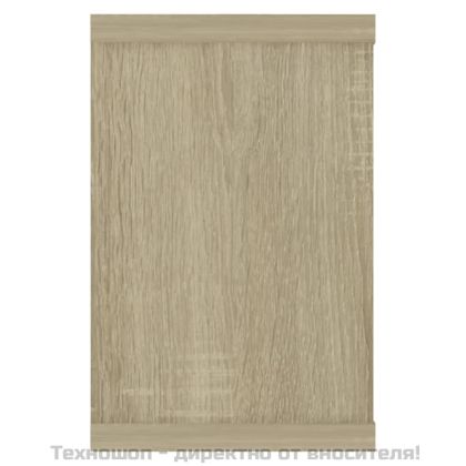 Стенни кубични рафтове, 4 бр, дъб сонома, 60x15x23 см