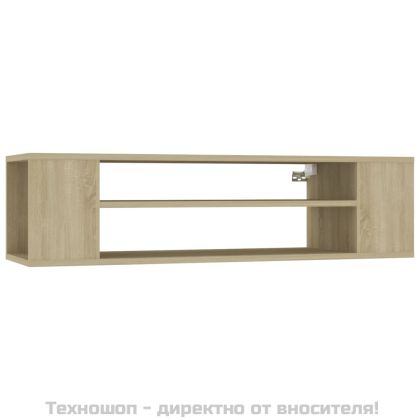 Окачен TВ шкаф, дъб сонома, 100x30x26,5 см, инженерно дърво