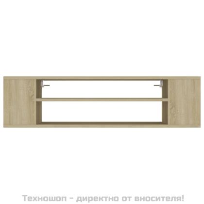 Окачен TВ шкаф, дъб сонома, 100x30x26,5 см, инженерно дърво