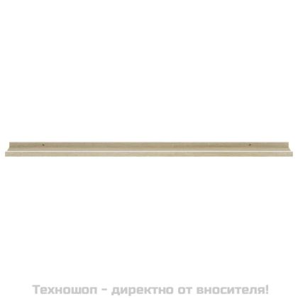 Стенни рафтове, 4 бр, бяло и сонома дъб, 115x9x3 см