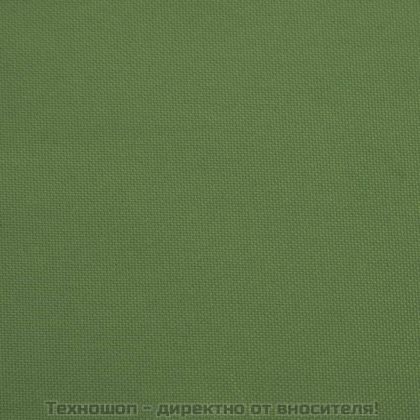 Сгъваема количка за кучета, зелена, 100x49x96 см, ленен плат