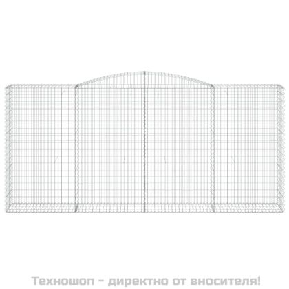 Габионни кошници арка 8 бр 400x50x180/200 см поцинковано желязо