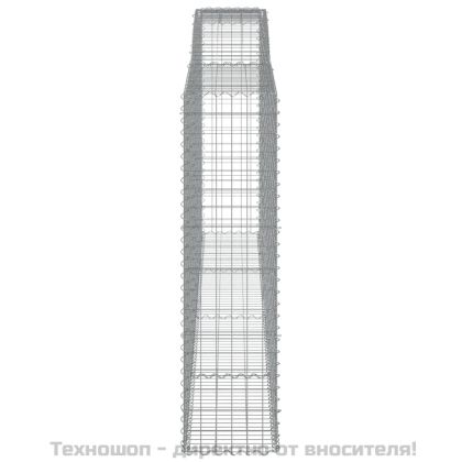 Габионни кошници арка 8 бр 400x50x180/200 см поцинковано желязо