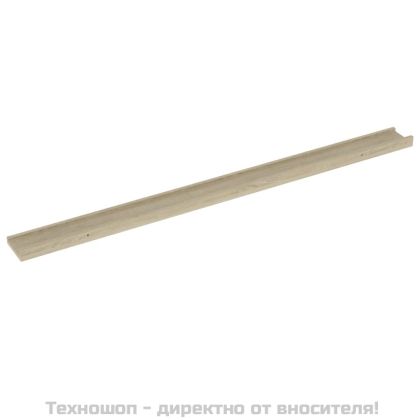 Стенни рафтове, 4 бр, сонома дъб, 115x9x3 см