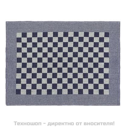 Кухненски кърпи 10 бр синьо и бяло 50x70 см памук