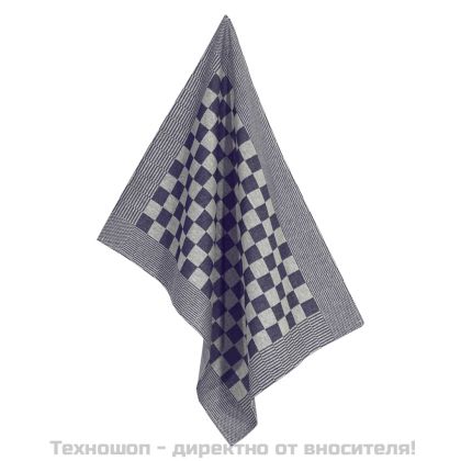 Кухненски кърпи 10 бр синьо и бяло 50x70 см памук