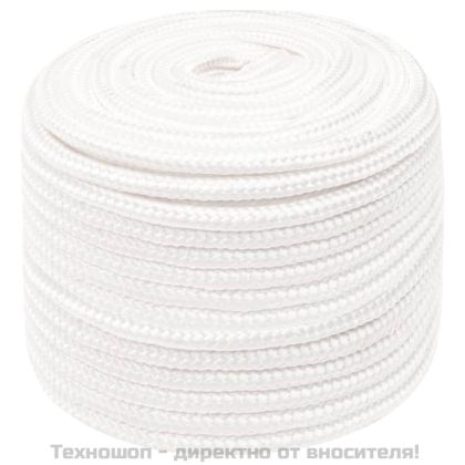 Въже за лодка бяло 14 мм 250 м полипропилен