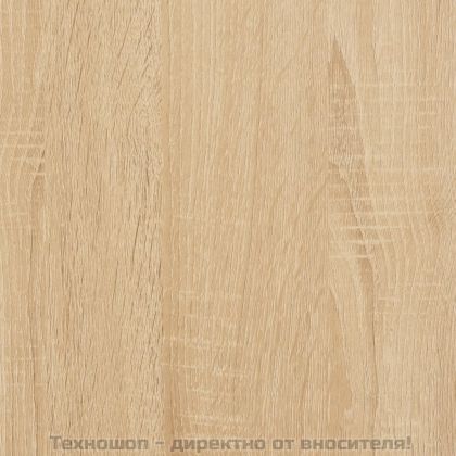 Стенни рафтове, 2 бр, дъб сонома, 100x15x20 см, инженерно дърво