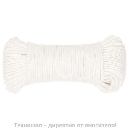 Въже за лодка бяло 5 мм 500 м полипропилен