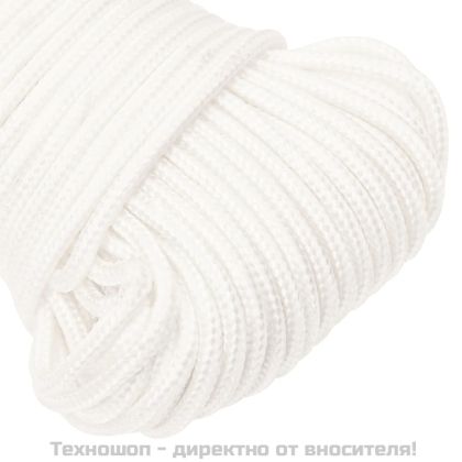 Въже за лодка бяло 5 мм 500 м полипропилен