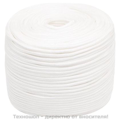 Въже за лодка бяло 8 мм 100 м полипропилен
