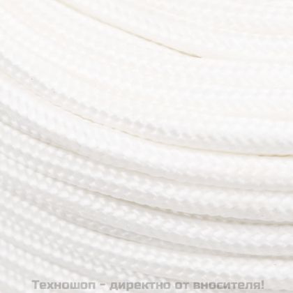 Въже за лодка бяло 8 мм 100 м полипропилен