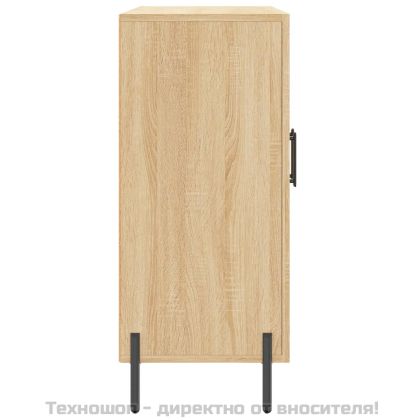 Сайдборд, дъб сонома, 90x34x80 см, инженерно дърво