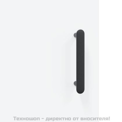 Сайдборд, бял, 90x34x80 см, инженерно дърво