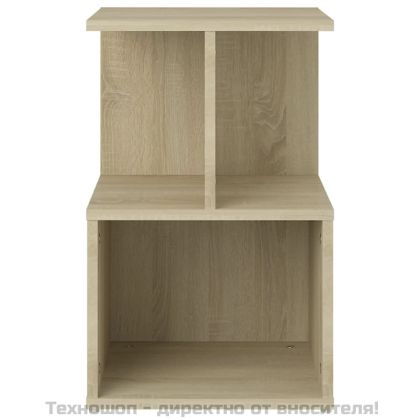 Нощно шкафче, дъб сонома, 35x35x55 см, инженерно дърво