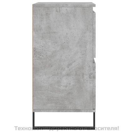 Сайдборди, 2 бр, бетонно сиви, инженерно дърво