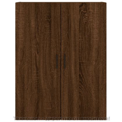 Стенни шкафове, 2 бр, кафяв дъб, 69,5x34x90 см