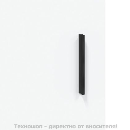 Стенни шкафове, 2 бр, бели, инженерно дърво