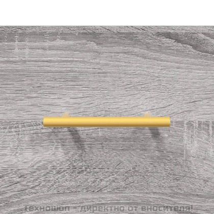 Висок шкаф, сив сонома, 34,5x34x180 см, инженерно дърво