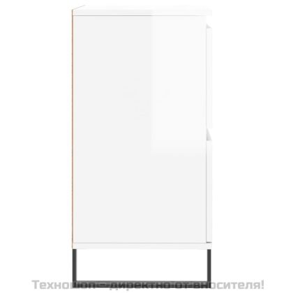 Сайдборди, 2 бр, бял гланц, инженерно дърво