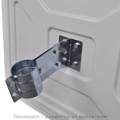 Изпъкнало пътно огледало, правоъгълно, 60х80 см, с рефлектори