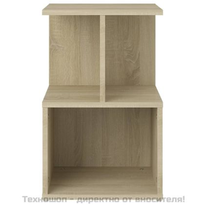 Нощни шкафчета, 2 бр, дъб сонома, 35x35x55 см, инженерно дърво