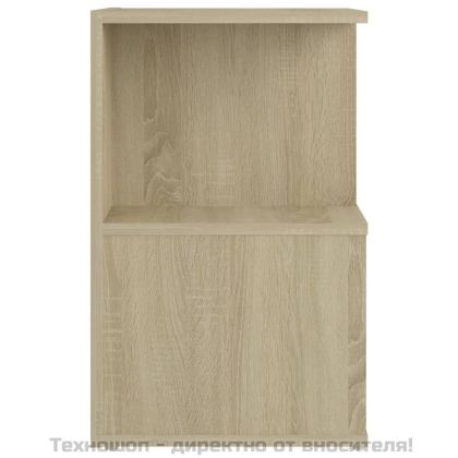 Нощни шкафчета, 2 бр, дъб сонома, 35x35x55 см, инженерно дърво