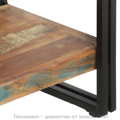 Библиотека с 5 рафта, 60x30x180 см, регенерирано дърво масив