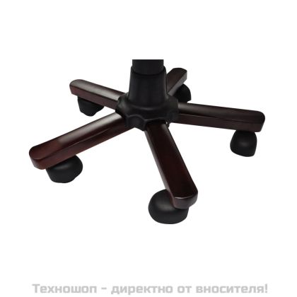Въртящ офис стол, кафяв