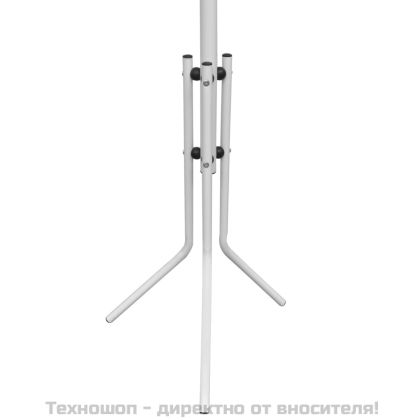 Стилна бяла закачалка за дрехи