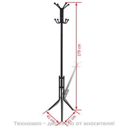 Метална закачалка за палта, якета, дрехи, аксесоари