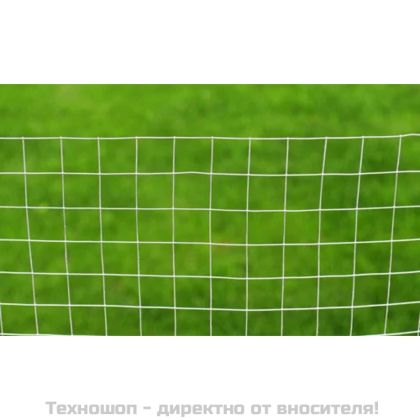 Кокошкарска мрежа, поцинкована стомана, 10x1 м, сребриста