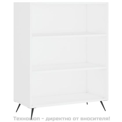 Висок шкаф, бял, 69,5x32,5x180 см, инженерно дърво