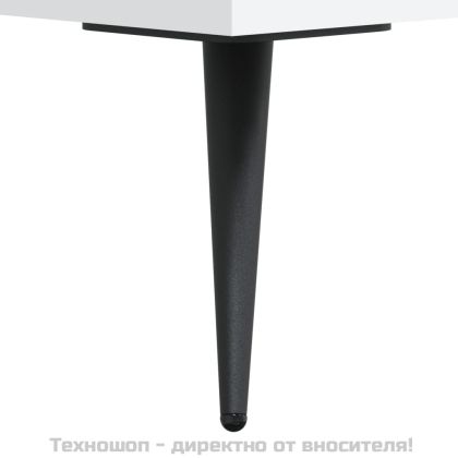 Висок шкаф, бял, 69,5x32,5x180 см, инженерно дърво