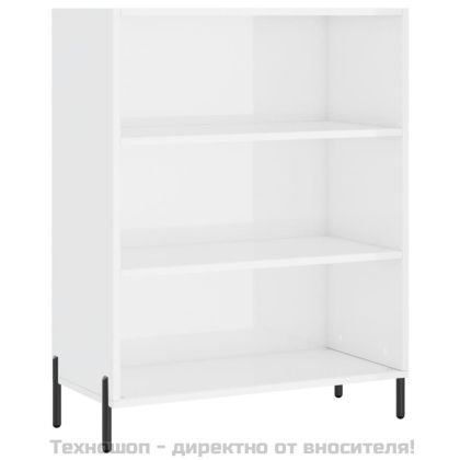 Висок шкаф, бял, 69,5x32,5x180 см, инженерно дърво