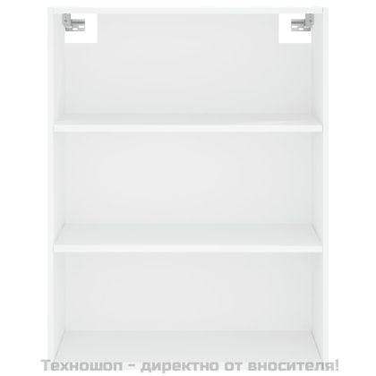 Висок шкаф, бял, 69,5x32,5x180 см, инженерно дърво