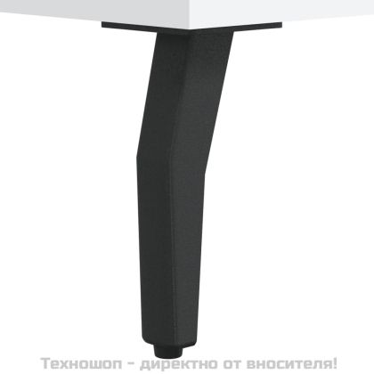 Висок шкаф, бял, 69,5x34x180 см, инженерно дърво