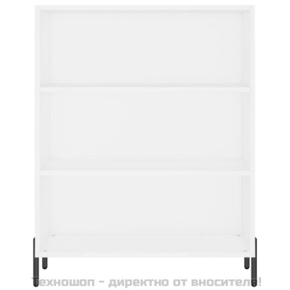 Висок шкаф, бял, 69,5x34x180 см, инженерно дърво