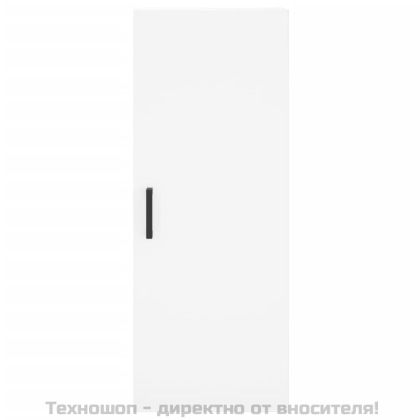 Висок шкаф, бял, 34,5x34x180 см, инженерно дърво