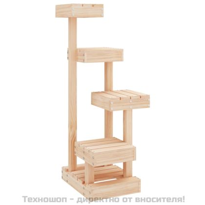 Котешко дърво, 45,5x49x103 см, масивно борово дърво