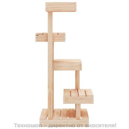 Котешко дърво, 45,5x49x103 см, масивно борово дърво