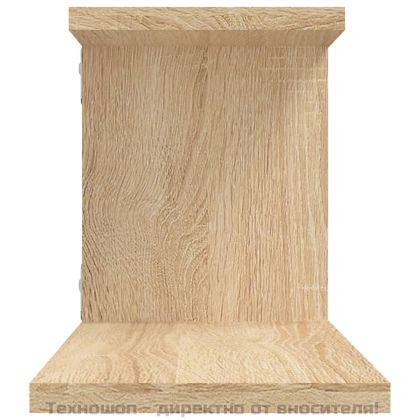 Стенен ТВ рафт, дъб сонома, 125x18x23 см, инженерно дърво