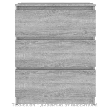 Сайдборд, сив сонома, 60x35x76 см, инженерно дърво