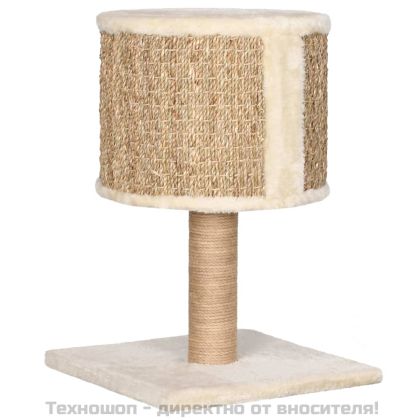 Котешко дърво с кондо и драскалка, 52 см, морска трева