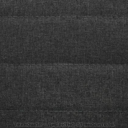 Трапезни столове, 2 бр, тъмносиви, текстил