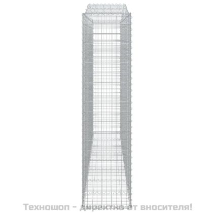 Габионни кошници арка 5 бр 400x50x200/220 см поцинковано желязо