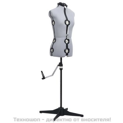 Регулируем манекен, женски, сив, размер S/33-40